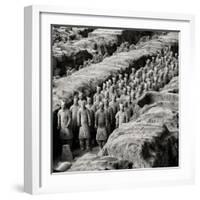 China 10MKm2 Collection - Army of Terracotta Warriors - Shaanxi Province-Philippe Hugonnard-Framed Photographic Print