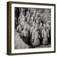 China 10MKm2 Collection - Army of Terracotta Warriors - Shaanxi Province-Philippe Hugonnard-Framed Photographic Print