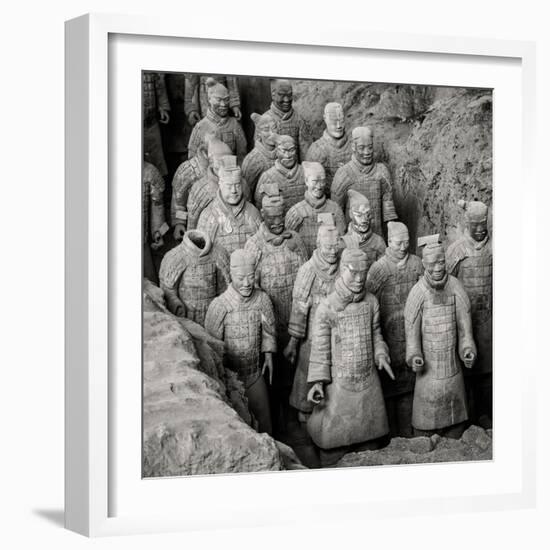 China 10MKm2 Collection - Army of Terracotta Warriors - Shaanxi Province-Philippe Hugonnard-Framed Photographic Print