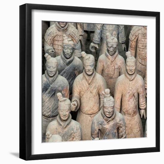 China 10MKm2 Collection - Army of Terracotta Warriors - Shaanxi Province-Philippe Hugonnard-Framed Photographic Print