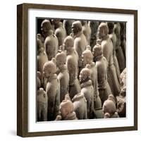 China 10MKm2 Collection - Army of Terracotta Warriors - Shaanxi Province-Philippe Hugonnard-Framed Photographic Print