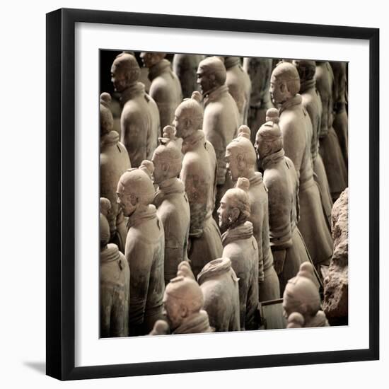 China 10MKm2 Collection - Army of Terracotta Warriors - Shaanxi Province-Philippe Hugonnard-Framed Photographic Print