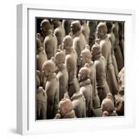 China 10MKm2 Collection - Army of Terracotta Warriors - Shaanxi Province-Philippe Hugonnard-Framed Photographic Print