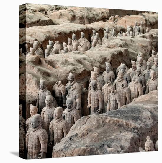 China 10MKm2 Collection - Army of Terracotta Warriors - Shaanxi Province-Philippe Hugonnard-Stretched Canvas