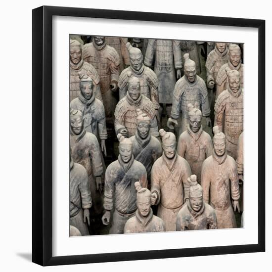 China 10MKm2 Collection - Army of Terracotta Warriors - Shaanxi Province-Philippe Hugonnard-Framed Photographic Print