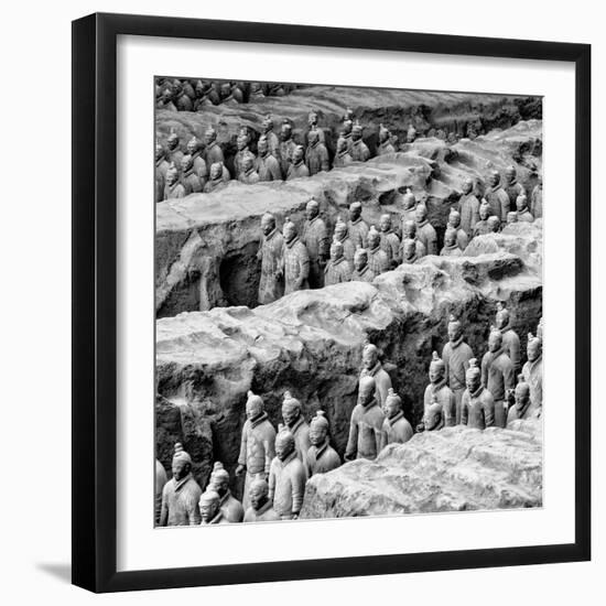 China 10MKm2 Collection - Army of Terracotta Warriors - Shaanxi Province-Philippe Hugonnard-Framed Photographic Print