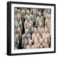 China 10MKm2 Collection - Army of Terracotta Warriors - Shaanxi Province-Philippe Hugonnard-Framed Photographic Print