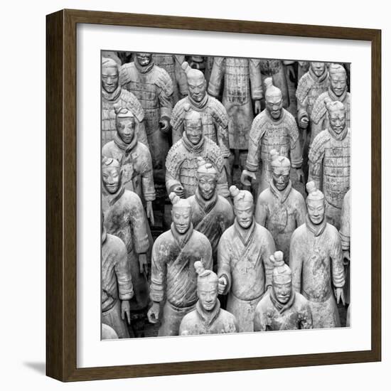 China 10MKm2 Collection - Army of Terracotta Warriors - Shaanxi Province-Philippe Hugonnard-Framed Photographic Print