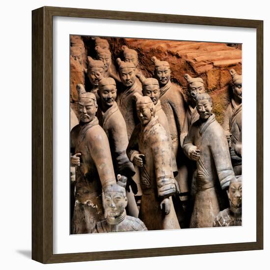 China 10MKm2 Collection - Army of Terracotta Warriors - Shaanxi Province-Philippe Hugonnard-Framed Photographic Print