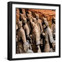 China 10MKm2 Collection - Army of Terracotta Warriors - Shaanxi Province-Philippe Hugonnard-Framed Photographic Print