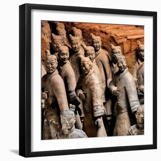 China 10MKm2 Collection - Army of Terracotta Warriors - Shaanxi Province-Philippe Hugonnard-Framed Photographic Print