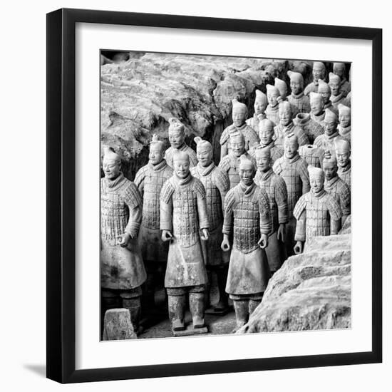 China 10MKm2 Collection - Army of Terracotta Warriors - Shaanxi Province-Philippe Hugonnard-Framed Premium Photographic Print