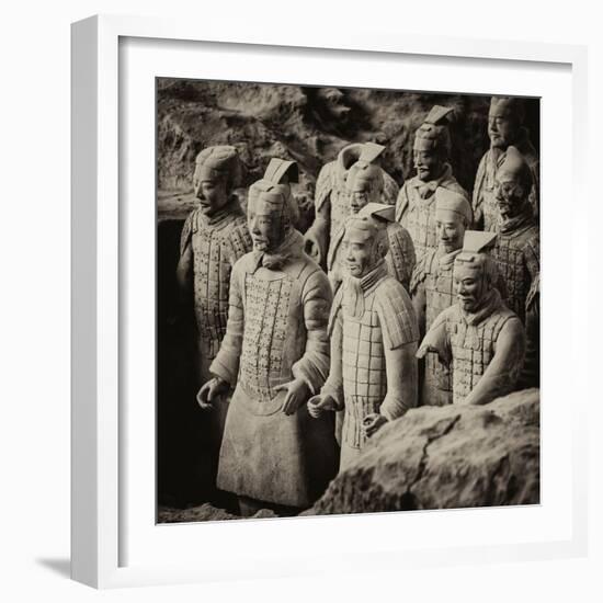 China 10MKm2 Collection - Army of Terracotta Warriors - Shaanxi Province-Philippe Hugonnard-Framed Photographic Print