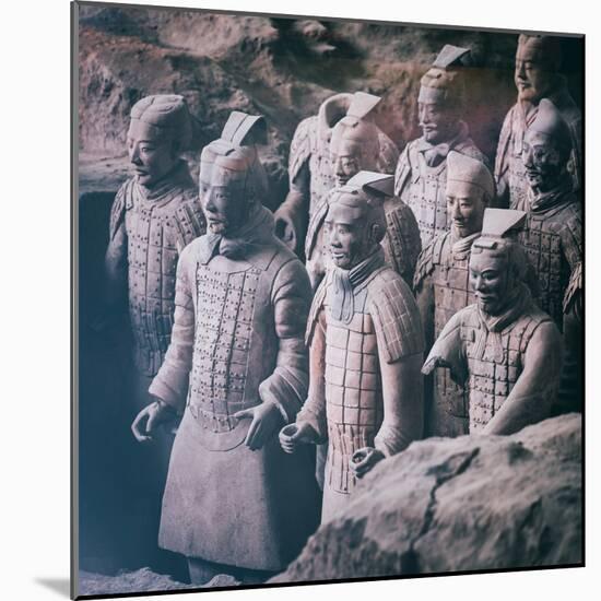 China 10MKm2 Collection - Army of Terracotta Warriors - Shaanxi Province-Philippe Hugonnard-Mounted Photographic Print