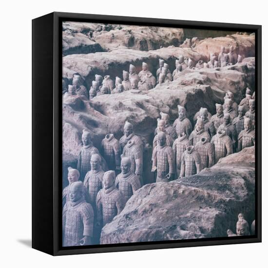 China 10MKm2 Collection - Army of Terracotta Warriors - Shaanxi Province-Philippe Hugonnard-Framed Stretched Canvas