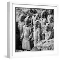 China 10MKm2 Collection - Army of Terracotta Warriors - Shaanxi Province-Philippe Hugonnard-Framed Photographic Print