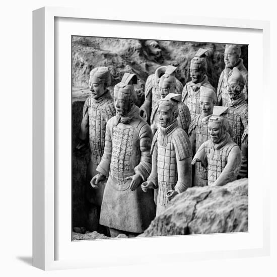 China 10MKm2 Collection - Army of Terracotta Warriors - Shaanxi Province-Philippe Hugonnard-Framed Photographic Print