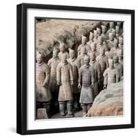 China 10MKm2 Collection - Army of Terracotta Warriors - Shaanxi Province-Philippe Hugonnard-Framed Premium Photographic Print