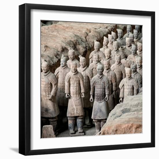 China 10MKm2 Collection - Army of Terracotta Warriors - Shaanxi Province-Philippe Hugonnard-Framed Premium Photographic Print