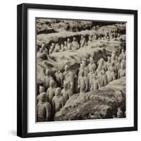 China 10MKm2 Collection - Army of Terracotta Warriors - Shaanxi Province-Philippe Hugonnard-Framed Photographic Print