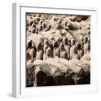 China 10MKm2 Collection - Army of Terracotta Warriors - Shaanxi Province-Philippe Hugonnard-Framed Photographic Print