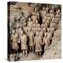 China 10MKm2 Collection - Army of Terracotta Warriors - Shaanxi Province-Philippe Hugonnard-Stretched Canvas