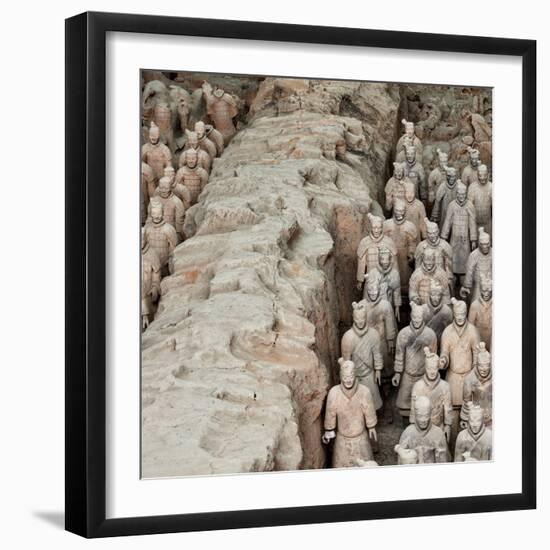 China 10MKm2 Collection - Army of Terracotta Warriors - Shaanxi Province-Philippe Hugonnard-Framed Photographic Print