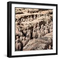 China 10MKm2 Collection - Army of Terracotta Warriors - Shaanxi Province-Philippe Hugonnard-Framed Photographic Print