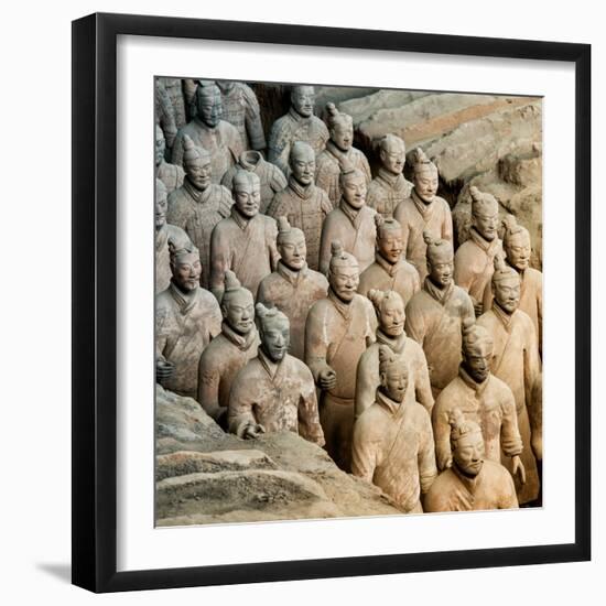 China 10MKm2 Collection - Army of Terracotta Warriors - Shaanxi Province-Philippe Hugonnard-Framed Photographic Print