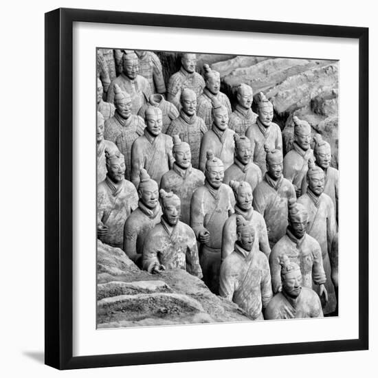 China 10MKm2 Collection - Army of Terracotta Warriors - Shaanxi Province-Philippe Hugonnard-Framed Photographic Print