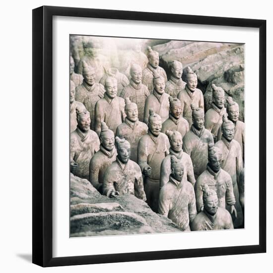 China 10MKm2 Collection - Army of Terracotta Warriors - Shaanxi Province-Philippe Hugonnard-Framed Photographic Print