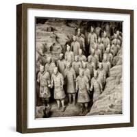 China 10MKm2 Collection - Army of Terracotta Warriors - Shaanxi Province-Philippe Hugonnard-Framed Photographic Print