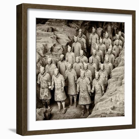 China 10MKm2 Collection - Army of Terracotta Warriors - Shaanxi Province-Philippe Hugonnard-Framed Photographic Print