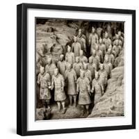 China 10MKm2 Collection - Army of Terracotta Warriors - Shaanxi Province-Philippe Hugonnard-Framed Photographic Print