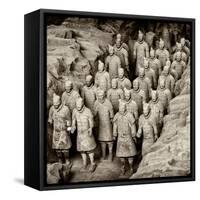 China 10MKm2 Collection - Army of Terracotta Warriors - Shaanxi Province-Philippe Hugonnard-Framed Stretched Canvas