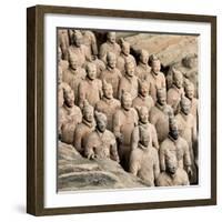 China 10MKm2 Collection - Army of Terracotta Warriors - Shaanxi Province-Philippe Hugonnard-Framed Photographic Print