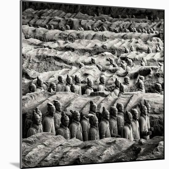 China 10MKm2 Collection - Army of Terracotta Warriors - Shaanxi Province-Philippe Hugonnard-Mounted Photographic Print