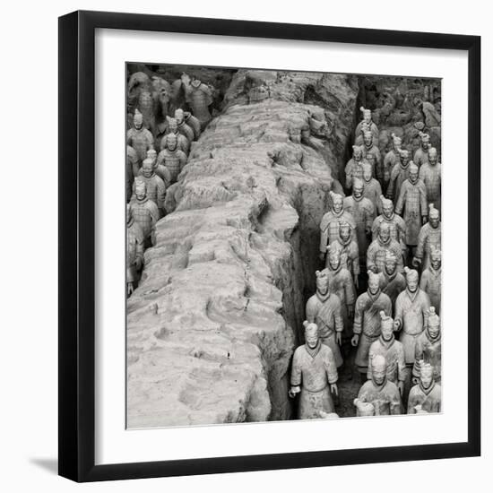 China 10MKm2 Collection - Army of Terracotta Warriors - Shaanxi Province-Philippe Hugonnard-Framed Photographic Print