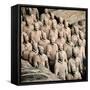 China 10MKm2 Collection - Army of Terracotta Warriors - Shaanxi Province-Philippe Hugonnard-Framed Stretched Canvas