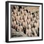 China 10MKm2 Collection - Army of Terracotta Warriors - Shaanxi Province-Philippe Hugonnard-Framed Photographic Print