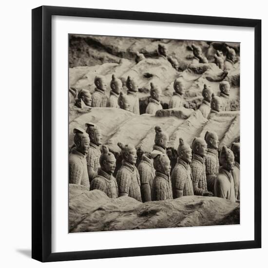 China 10MKm2 Collection - Army of Terracotta Warriors - Shaanxi Province-Philippe Hugonnard-Framed Photographic Print