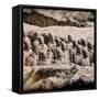 China 10MKm2 Collection - Army of Terracotta Warriors - Shaanxi Province-Philippe Hugonnard-Framed Stretched Canvas