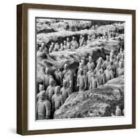 China 10MKm2 Collection - Army of Terracotta Warriors - Shaanxi Province-Philippe Hugonnard-Framed Photographic Print