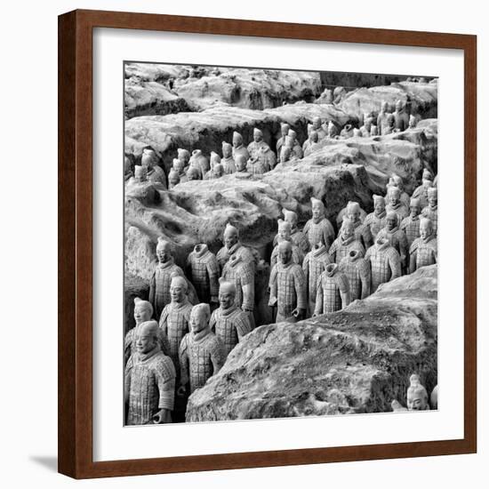 China 10MKm2 Collection - Army of Terracotta Warriors - Shaanxi Province-Philippe Hugonnard-Framed Photographic Print