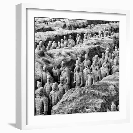 China 10MKm2 Collection - Army of Terracotta Warriors - Shaanxi Province-Philippe Hugonnard-Framed Photographic Print