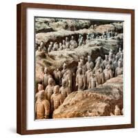 China 10MKm2 Collection - Army of Terracotta Warriors - Shaanxi Province-Philippe Hugonnard-Framed Photographic Print