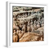 China 10MKm2 Collection - Army of Terracotta Warriors - Shaanxi Province-Philippe Hugonnard-Framed Photographic Print