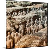 China 10MKm2 Collection - Army of Terracotta Warriors - Shaanxi Province-Philippe Hugonnard-Mounted Photographic Print