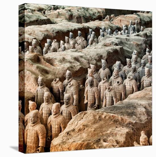 China 10MKm2 Collection - Army of Terracotta Warriors - Shaanxi Province-Philippe Hugonnard-Stretched Canvas