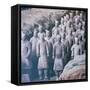 China 10MKm2 Collection - Army of Terracotta Warriors - Shaanxi Province-Philippe Hugonnard-Framed Stretched Canvas